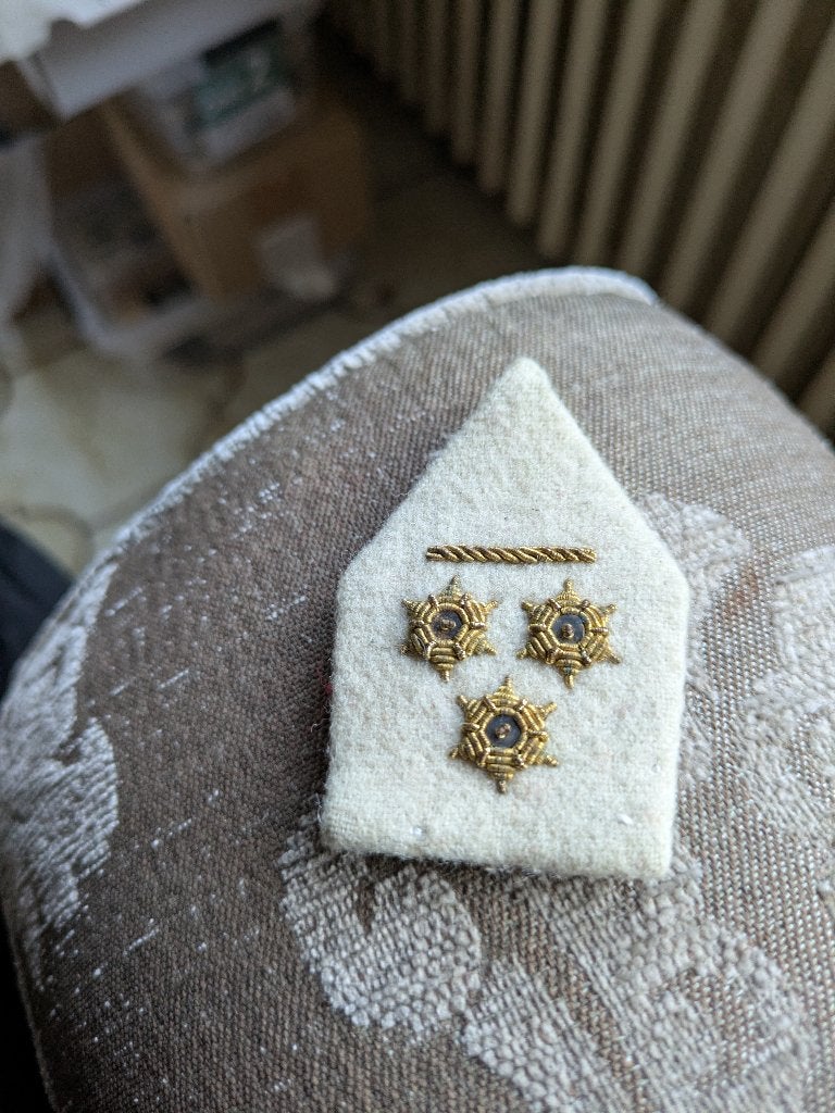 Kapitein commandant 1e - 4e Lansiers, Collections, Enlèvement ou Envoi, Armée de terre, Emblème ou Badge
