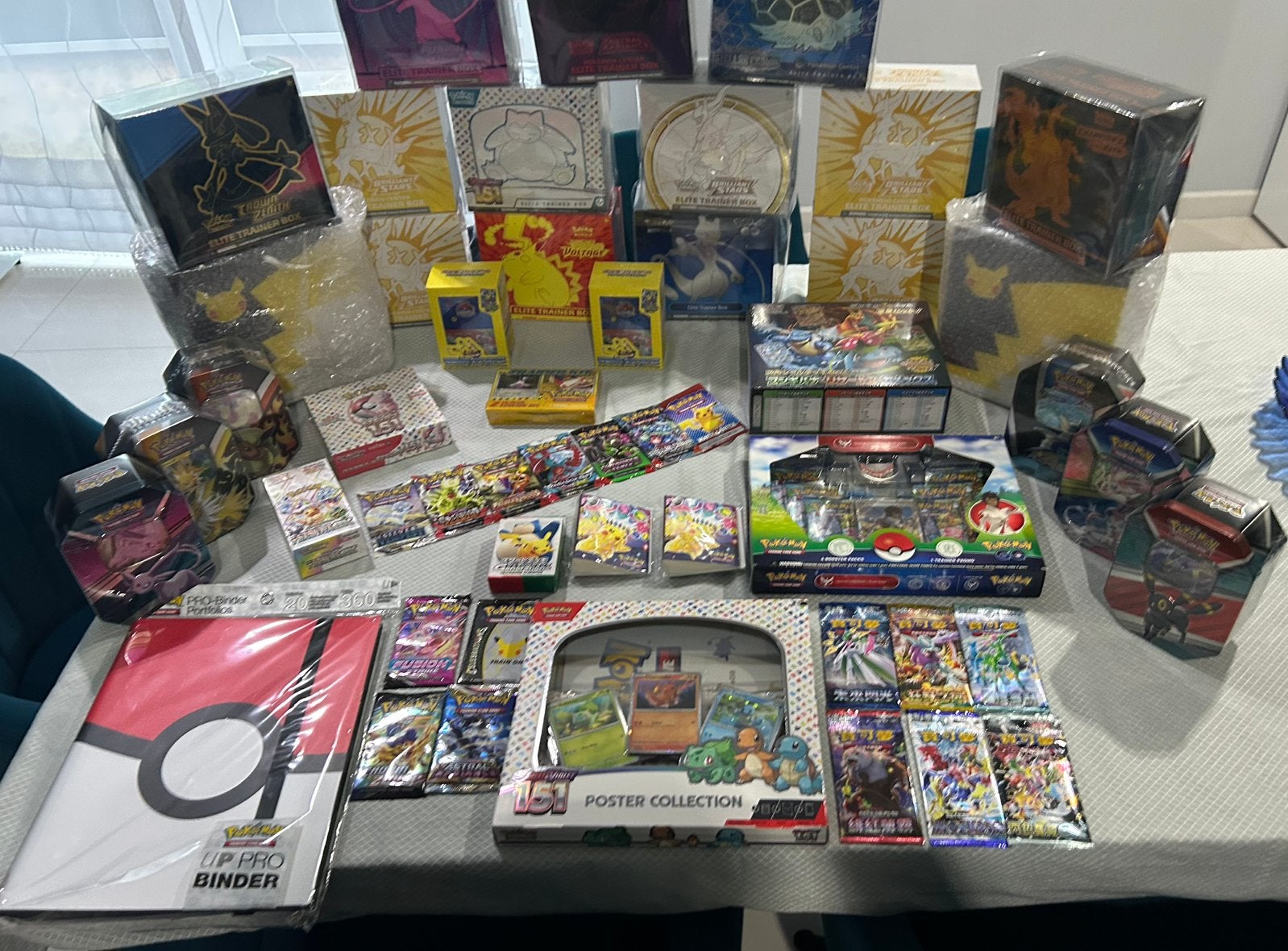 Grote sealed Pokemon TCG collectie, Hobby en Vrije tijd, Ophalen, Zo goed als nieuw, Booster