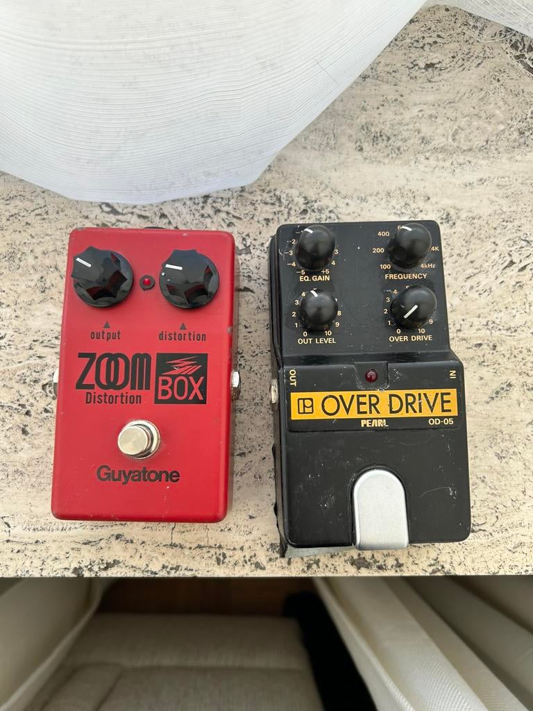 Vintage MIJ dirt pedals, Musique & Instruments, Effets, Utilisé, Distortion, Overdrive ou Fuzz, Enlèvement ou Envoi