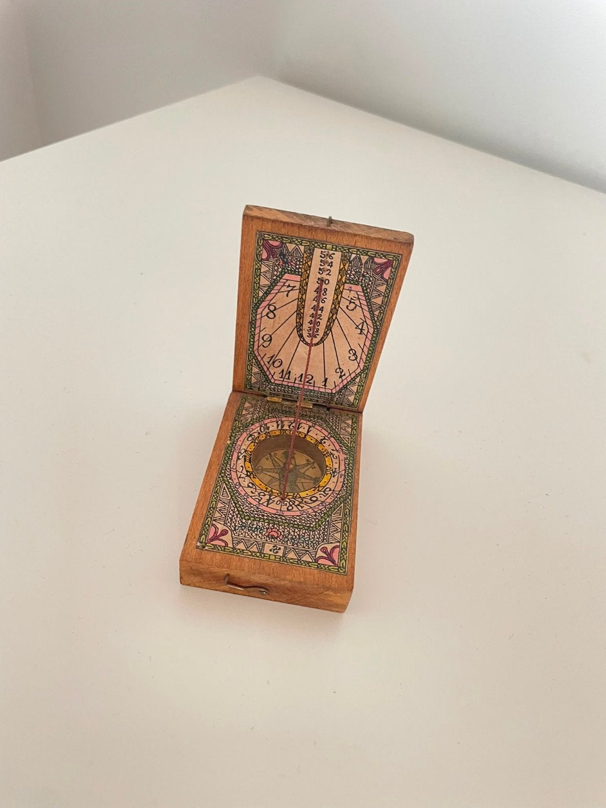 Cadran Solaire de poche Dyptique Ancien Anthiquité, Antiquités & Art, Enlèvement