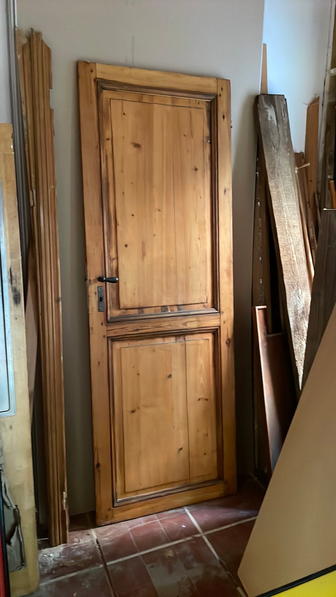 Houten binnendeur, Porte intérieure, Enlèvement, Utilisé, Moins de 80 cm