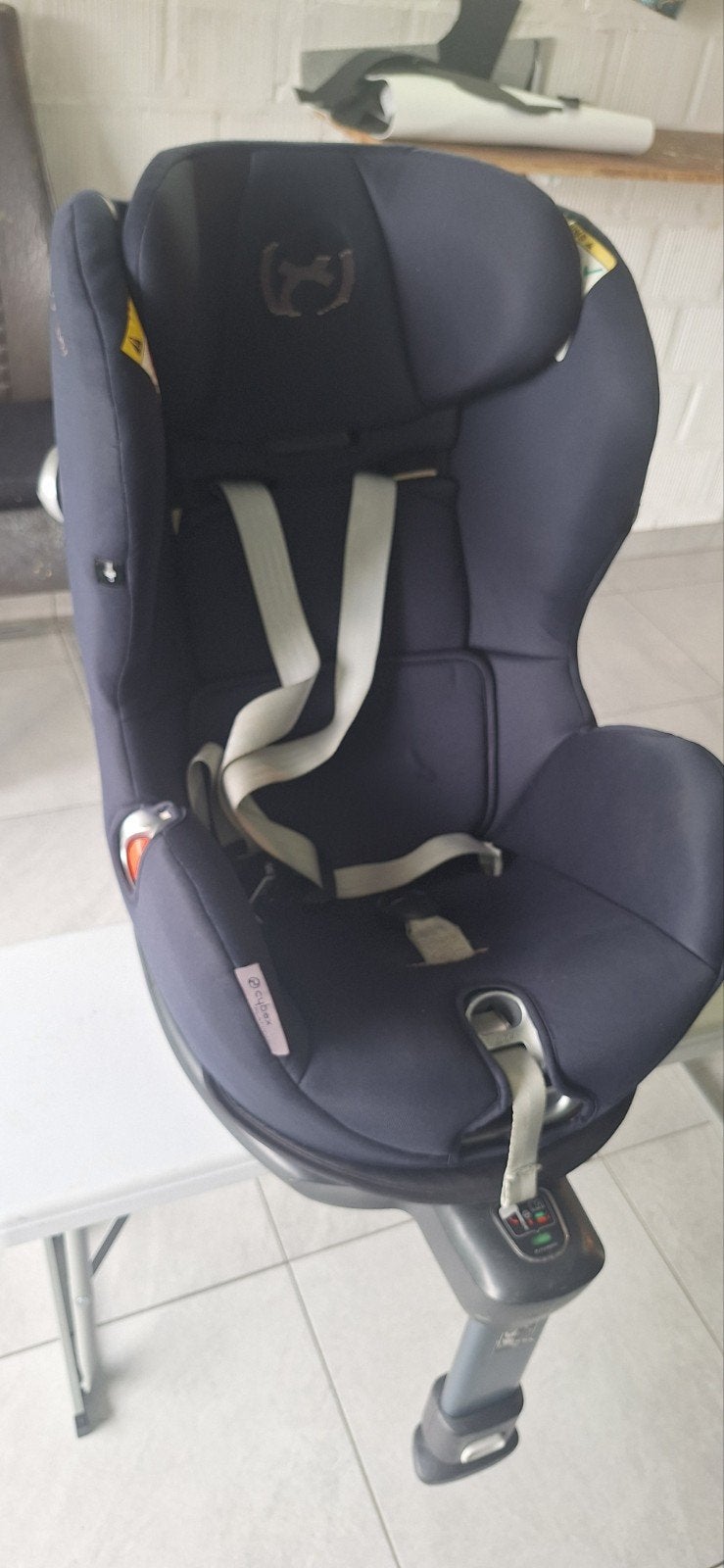 siege enfants isofix 0 a 4an pivotant, 0 t/m 18 kg, Afneembare rugleuning, Zo goed als nieuw, Isofix