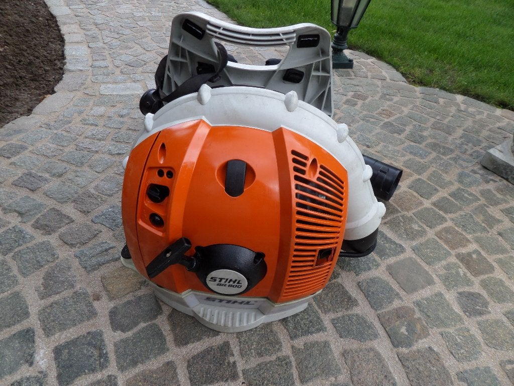 Bladblazer Stihl BR600, Jardin & Terrasse, Stihl, Enlèvement, Utilisé, Porté à dos