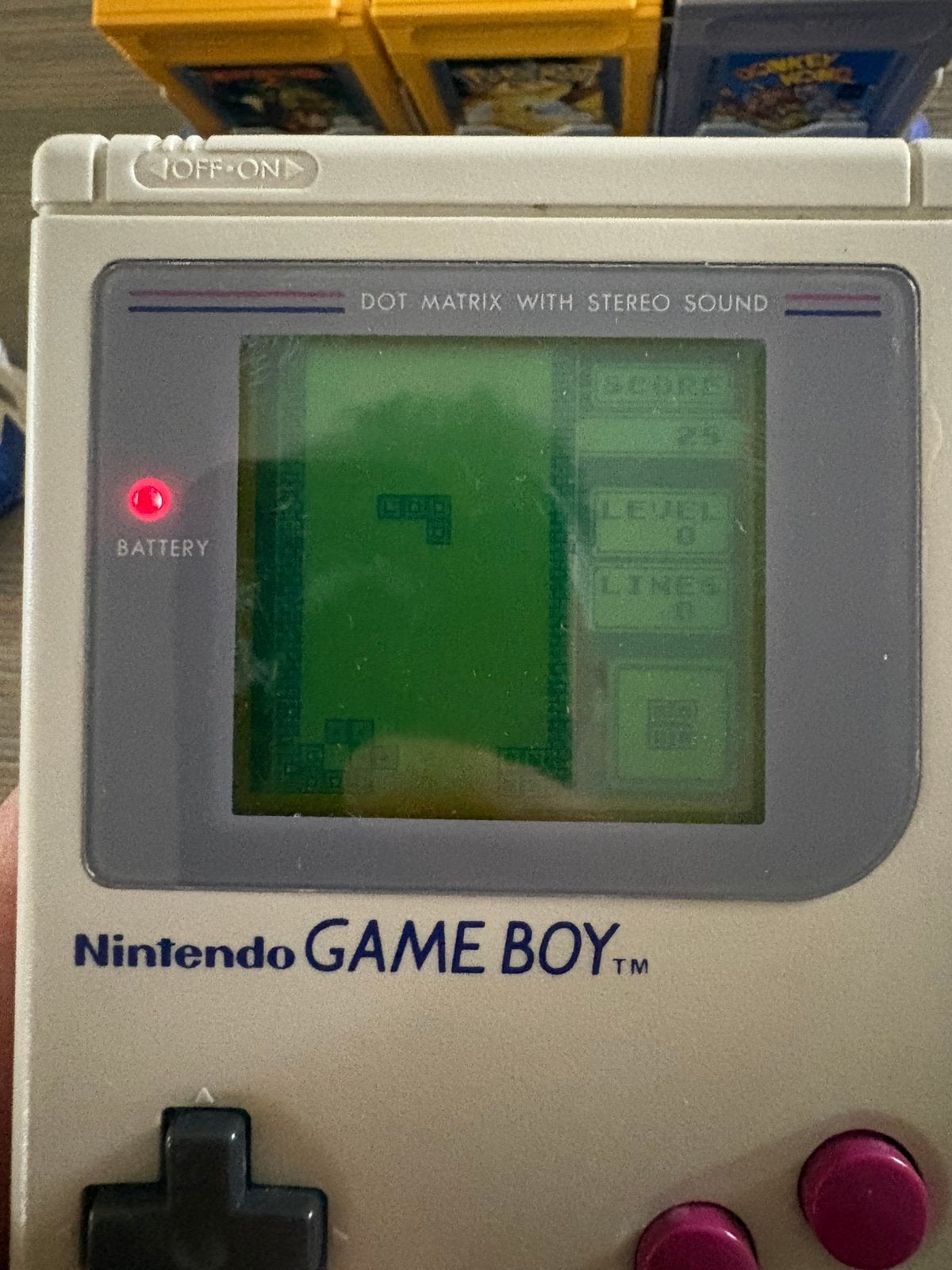 Nintende game boy classic met 23 spelletjes, Games en Spelcomputers, Spelcomputers | Nintendo Game Boy, Verzenden, Zo goed als nieuw