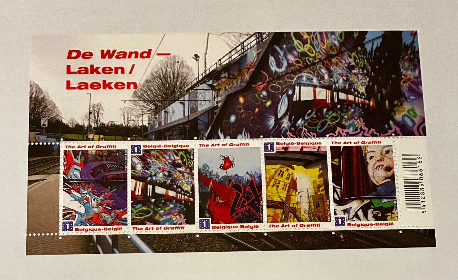 Timbre de l'UE - Grafitti De Wand Laeken - 2011, Sans timbre, Enlèvement ou Envoi, Non oblitéré, Timbre-poste