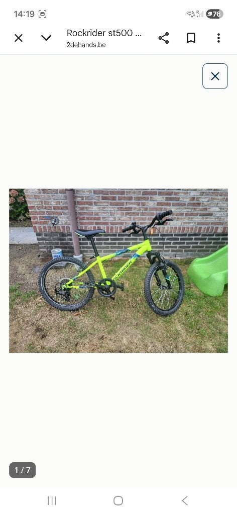 Mountainbike rockrider, Fietsen en Brommers, Gebruikt, Hardtail, Ophalen, Overige merken
