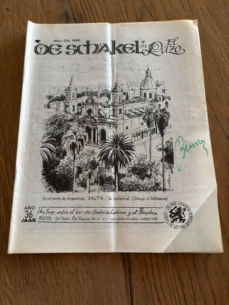 Tijdschriften De Schakel El Lazo 1990, Verzamelen, Militaria | Algemeen, Ophalen of Verzenden