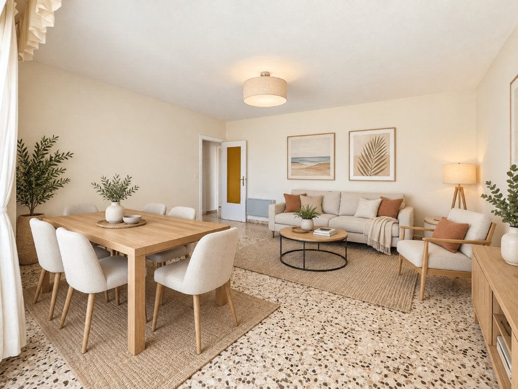 appartement bord de mer a vendre en espagne, Village, 100 m², Appartement, 3 pièces