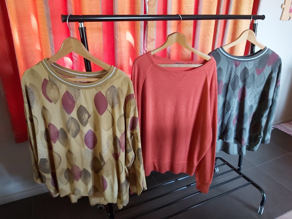Lot van 25 t-shirts:10 lange mouw,10 korte mouw,5 tops, Kleding | Dames, T-shirts, Cassis Collection, Meerkleurig, Maat 42/44 (L)
