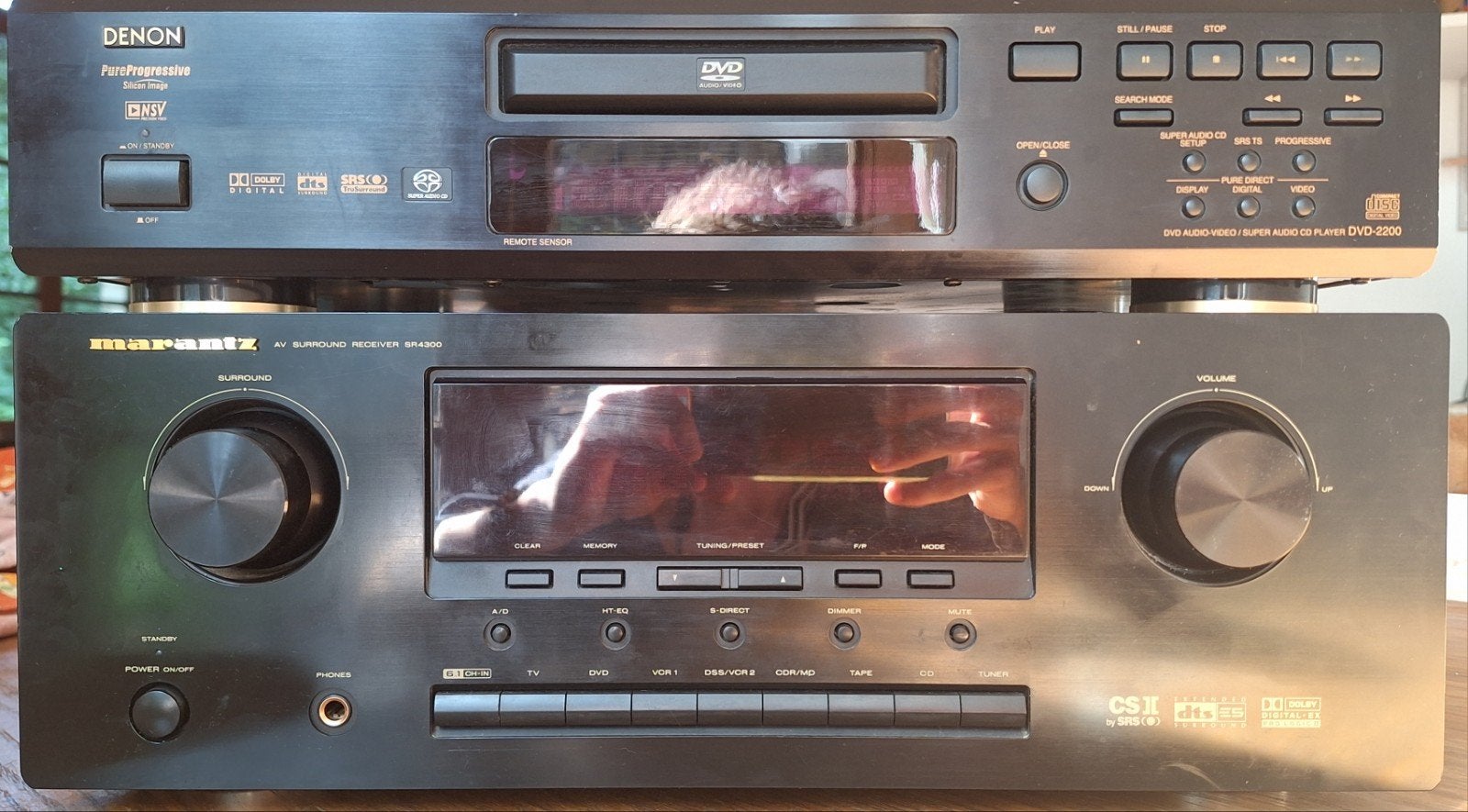 Denon DVD-2200 (Non testé) & Marantz SR4300 (À réparer), TV, Hi-fi & Vidéo, Radios, Enlèvement