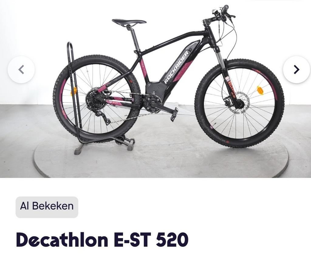 oplader voor  fiets E-TS 520, Ophalen