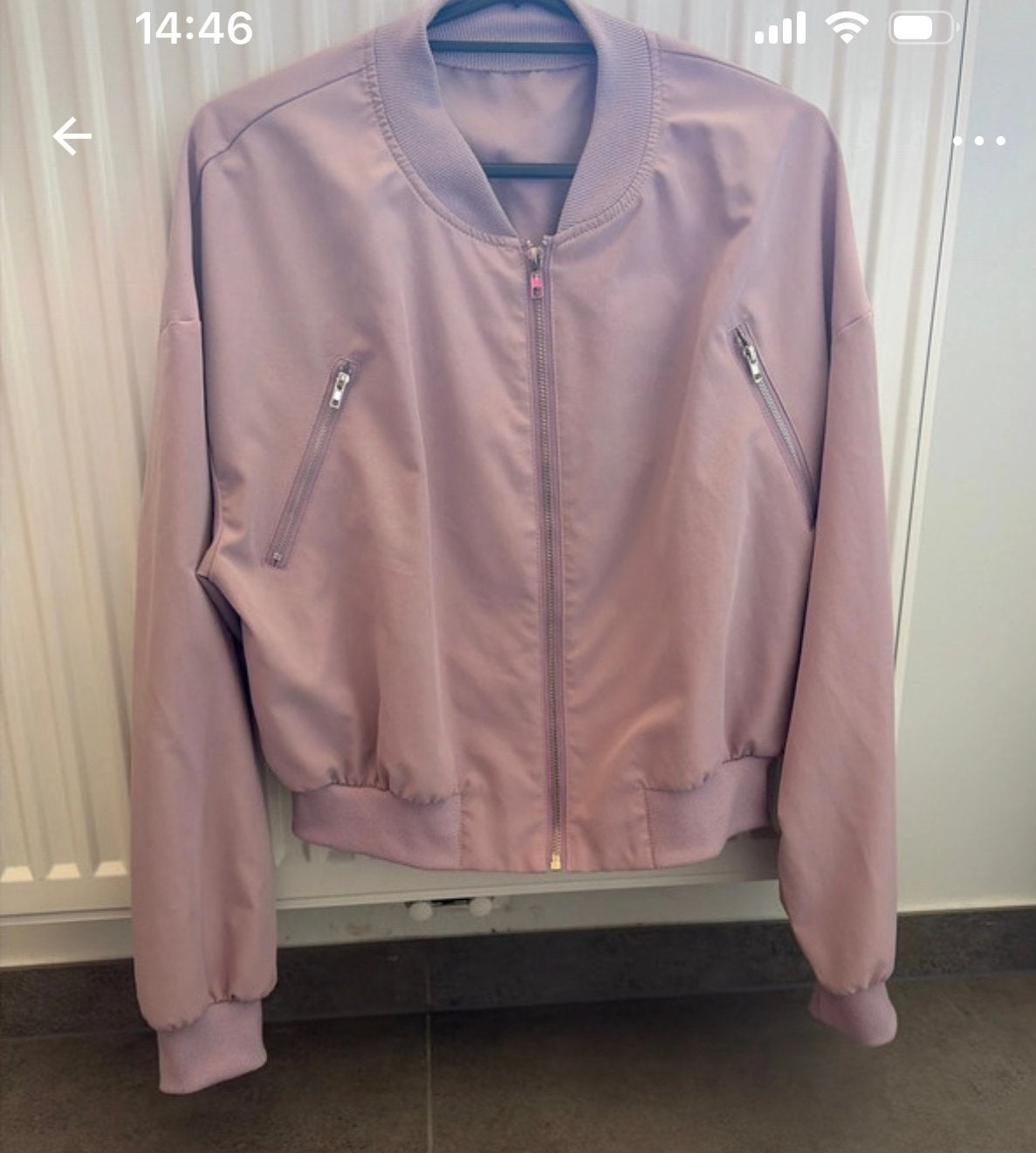 Lila/roze jasje, Kleding | Dames, Jassen | Zomer, Ophalen, Zo goed als nieuw, Maat 38/40 (M), Roze