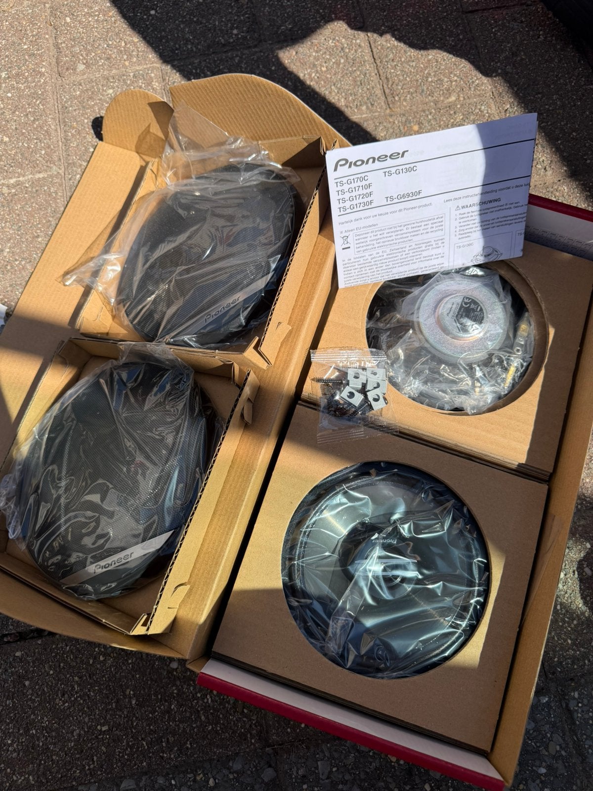 Pioneer TS-G1720F 17 cm 2-weg auto speaker, Ophalen, Zo goed als nieuw