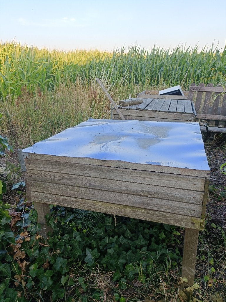 Moestuinbakken, Tuin en Terras, Bloembakken en Plantenbakken, Ophalen, Gebruikt, Vierkant, Tuin