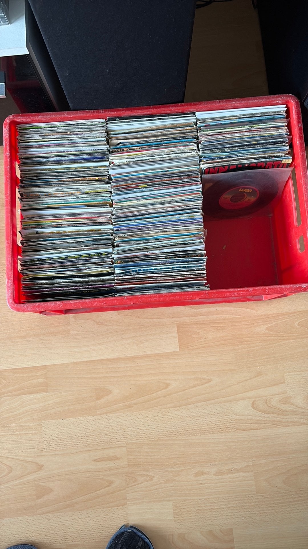 Lot vinyles singles 45 tours, Enlèvement, Comme neuf