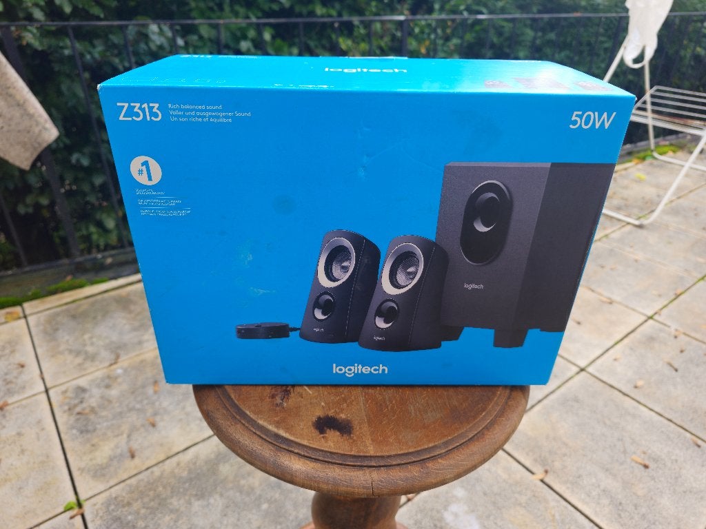 Logitech Z313 – Kit enceintes 2.1 – 50W – Scellé, Neuf, Moins de 60 watts, Enlèvement ou Envoi, Logitech