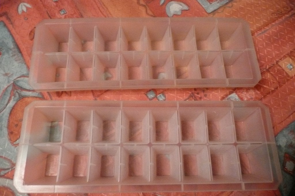 3 Bacs à glaçons en plastic, Ophalen