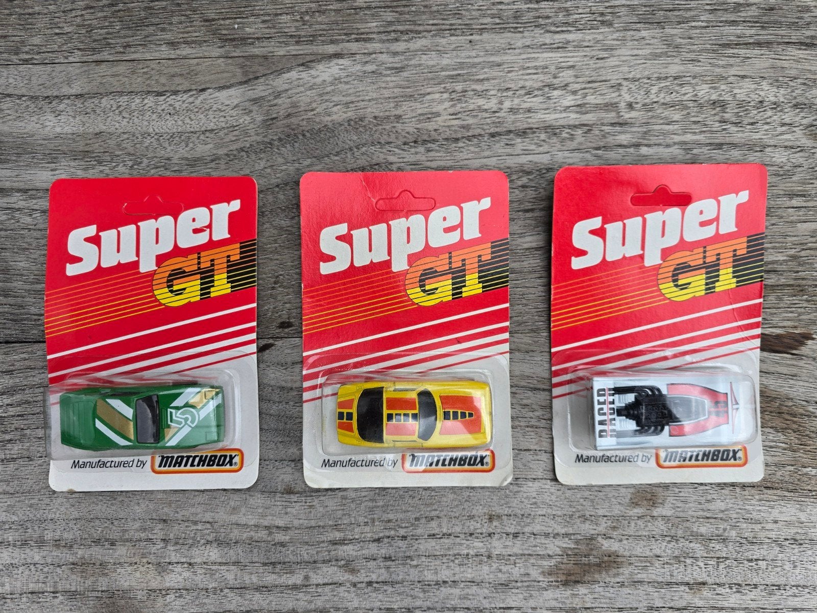 Matchbox Super GT (1986) - Lot van 3 - Nieuw in verpakking (, Enlèvement ou Envoi, Voiture