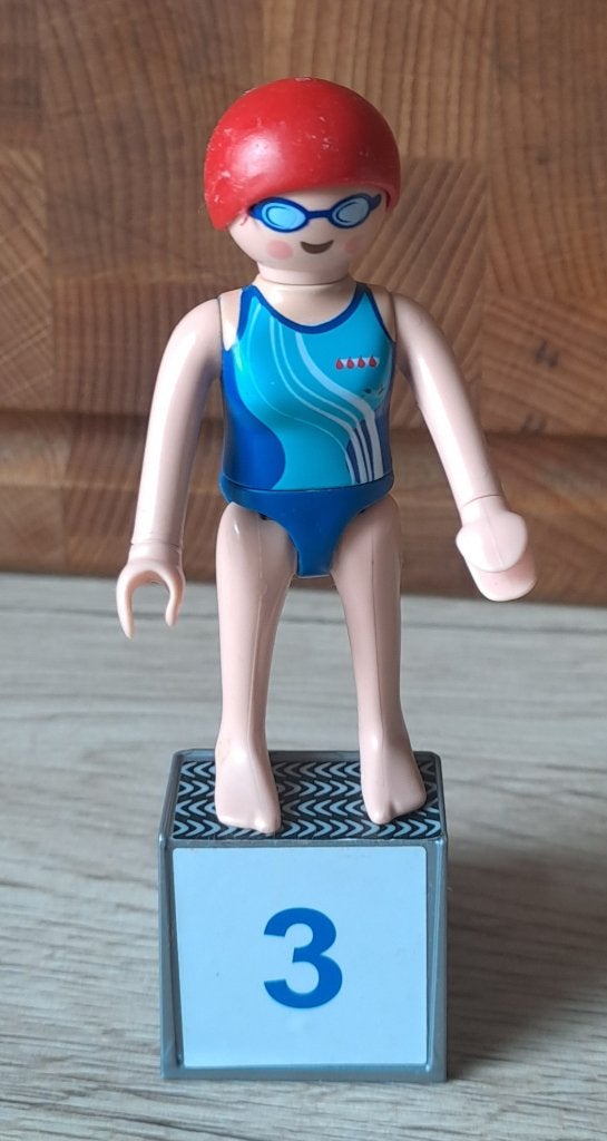 Playmobil - zwemkampioen!, Kinderen en Baby's, Speelgoed | Playmobil, Complete set, Special plus, Ophalen of Verzenden, Zo goed als nieuw