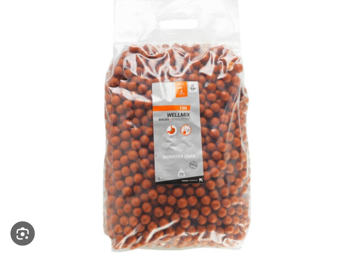 20kg monstercrab boilies 20mm, Enlèvement