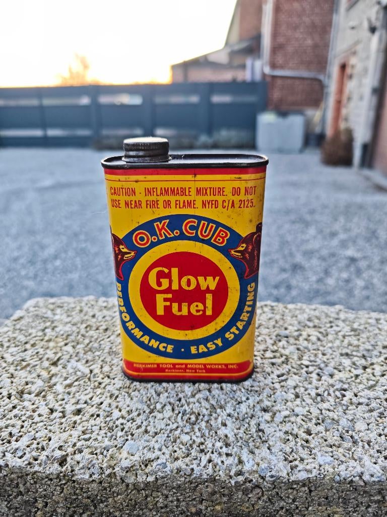 Ancien bidon d' huile olieblikk oil can, Enlèvement ou Envoi, Comme neuf, Emballage