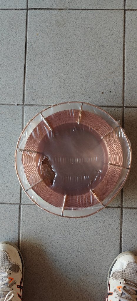 Koper 15 kg. Negen. En Bobine, Ophalen, Koper