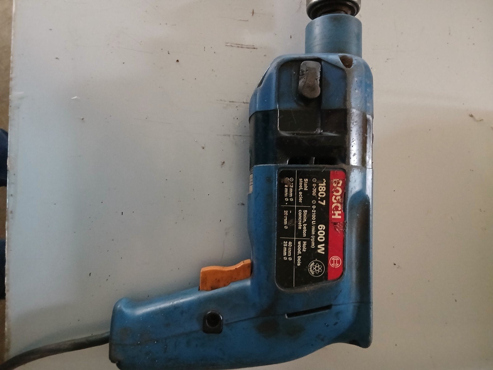 foreuse bosch, Enlèvement, Utilisé, 600 watts ou plus, Foreuse et Perceuse