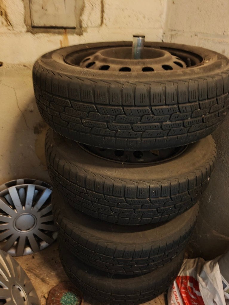 Winterbanden, Ophalen, Gebruikt, 15 inch, Banden en Velgen