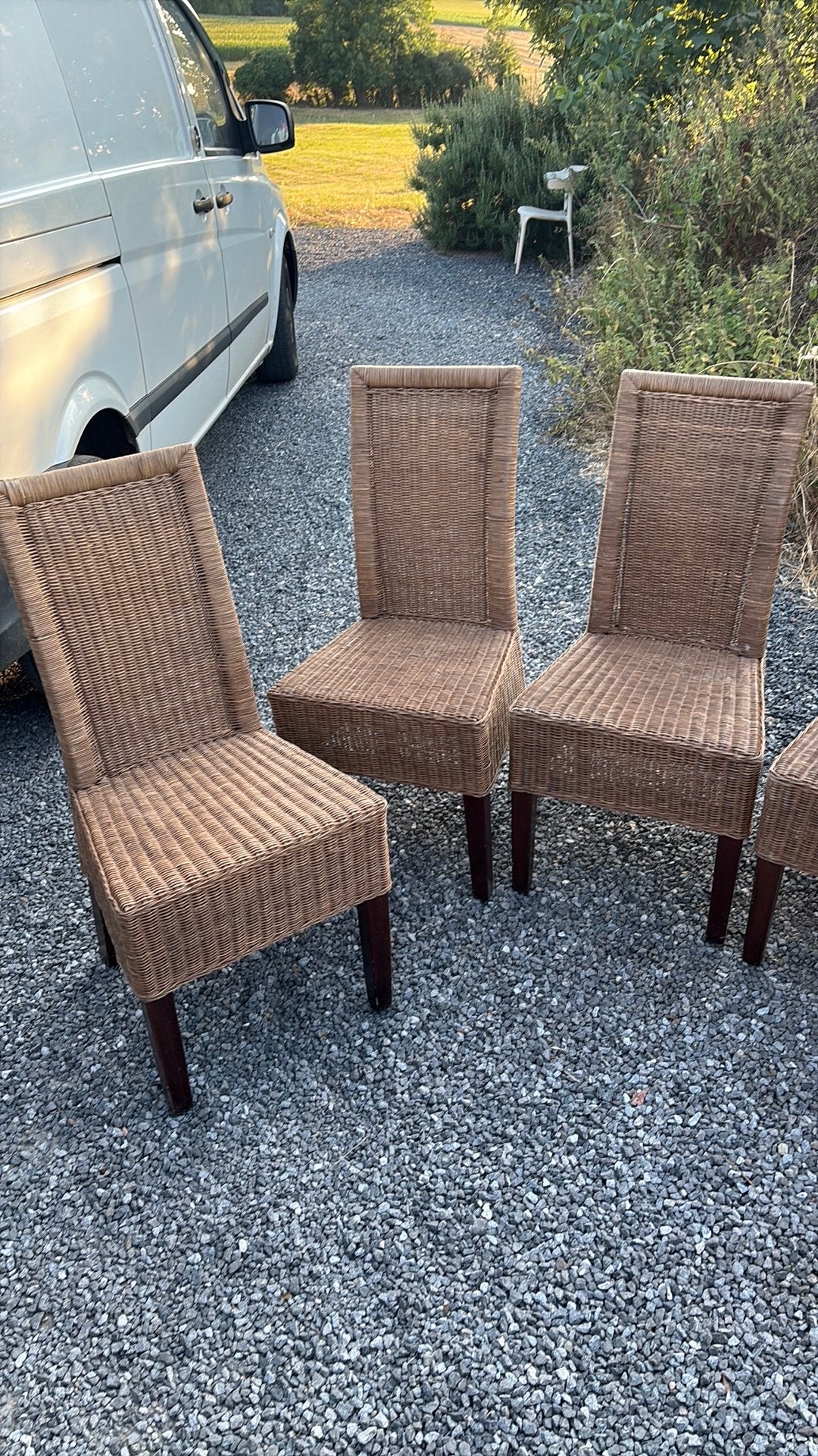 Chaises en osier, Enlèvement ou Envoi, Comme neuf