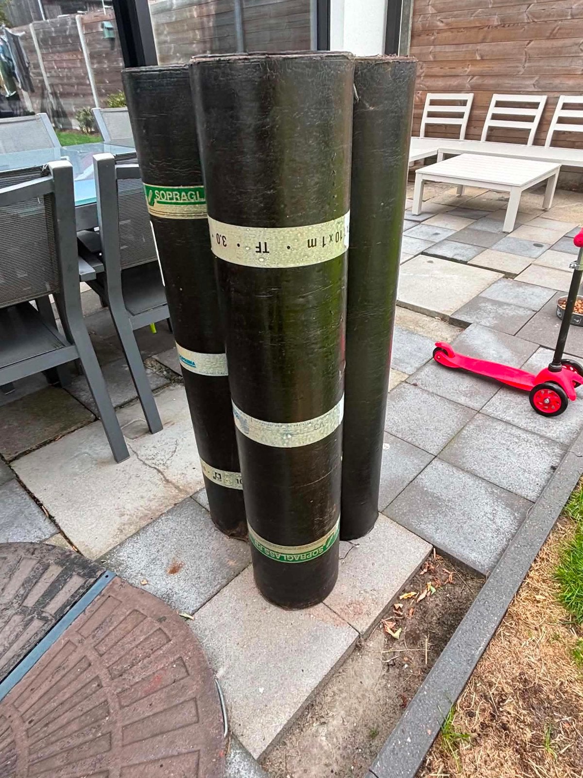 Soprema Sopraglass onderlaag/dampscherm/roofing 27m, Doe-het-zelf en Bouw, Ophalen, Overige materialen, Overige typen, Zo goed als nieuw