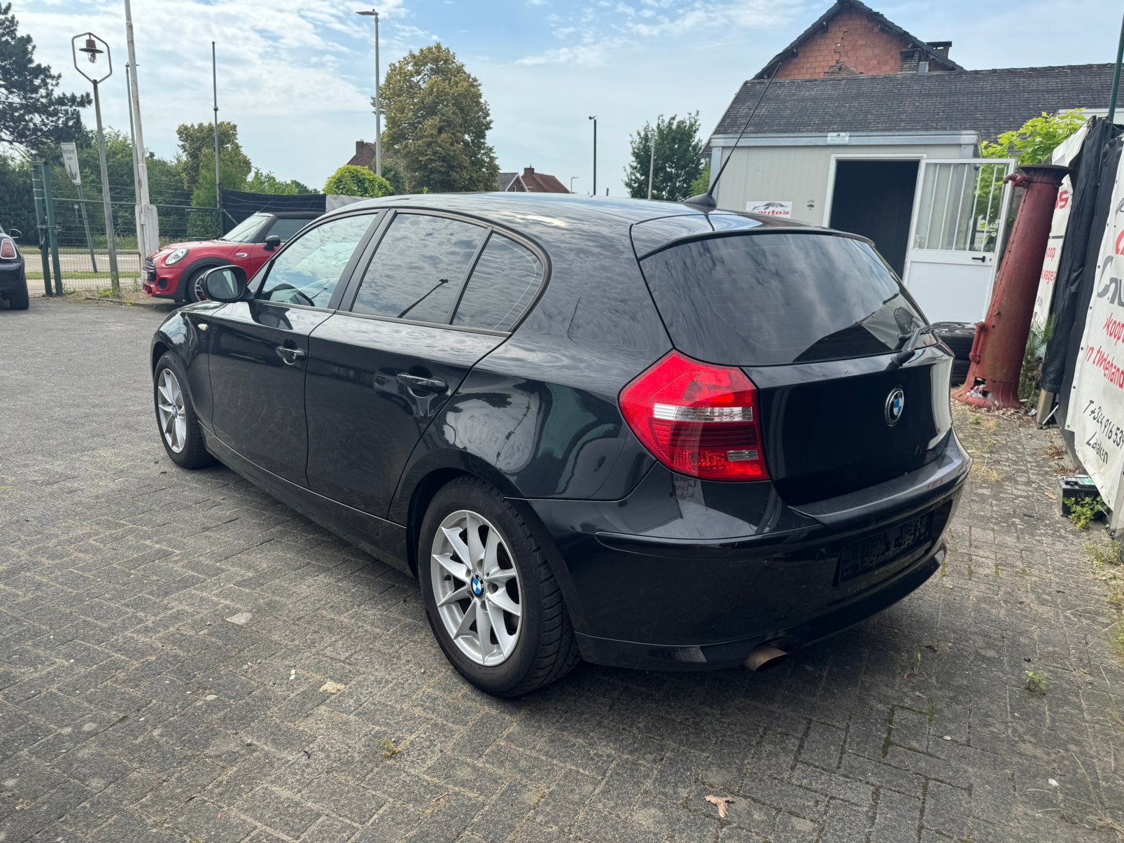 BMW 1  2.0 benzine, Zwart, 4 cilinders, Zwart, Dealer onderhouden