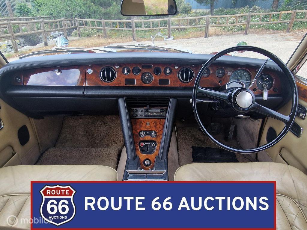 Rolls-Royce Silver Shadow | 1973 | Route 66 Auctions, Zwart, Bedrijf, Handgeschakeld, Overige carrosserie