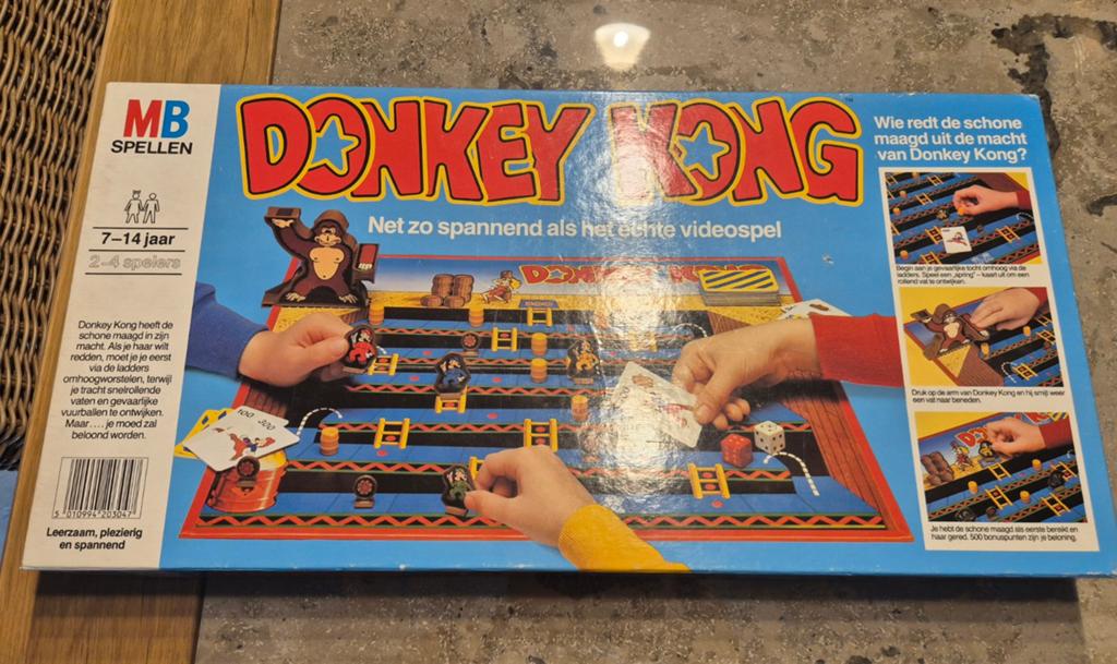 Donkey Kong gezelschapsspel uit 1982!, Hobby en Vrije tijd, Ophalen