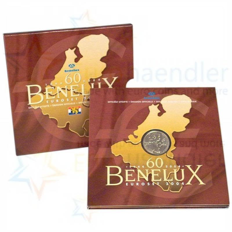 SET BENELUX 2004 (24 pièces Belgique/Pays-Bas/Luxembourg), Envoi, Belgique, Série