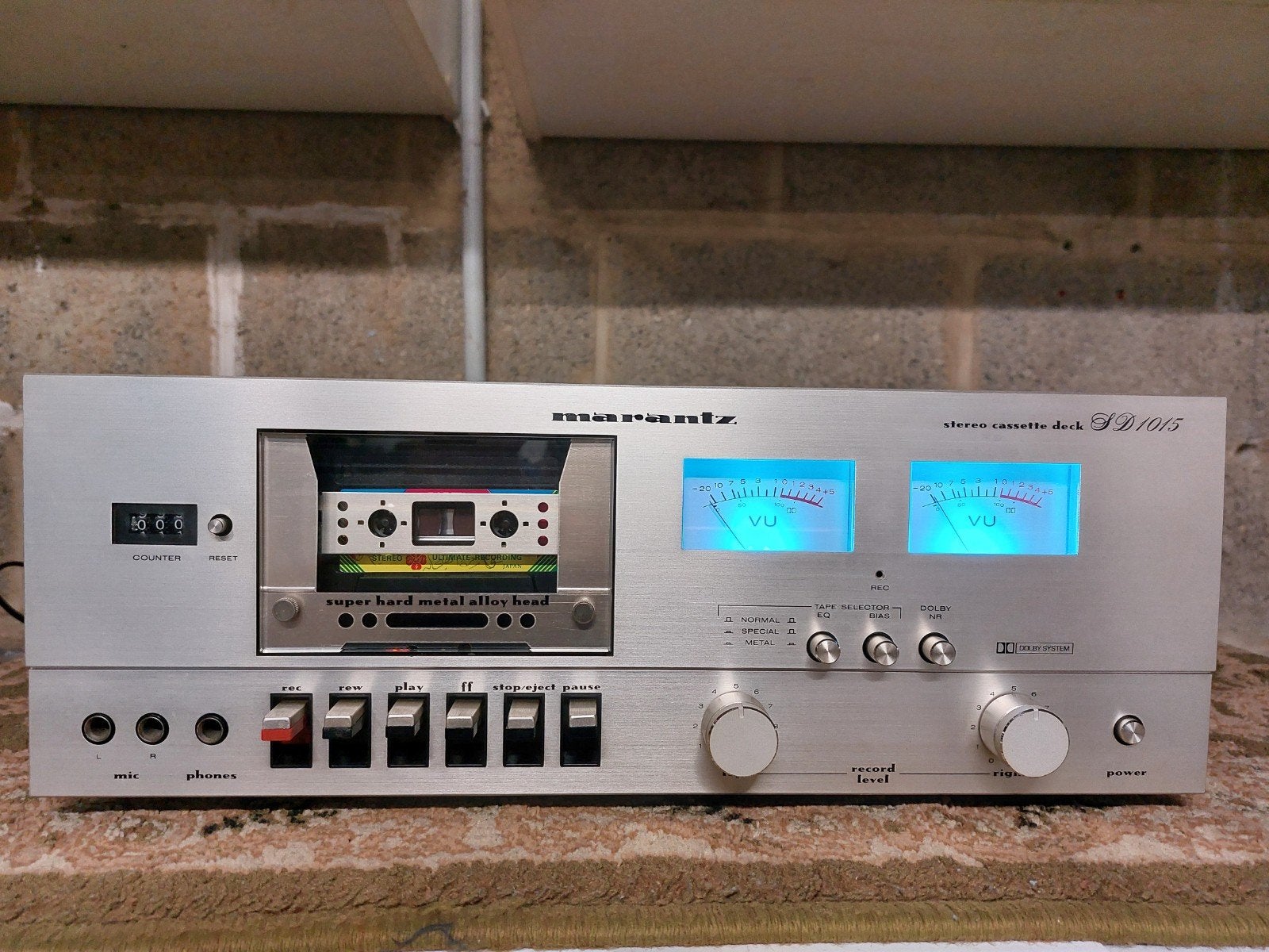 Marantz sd 1015, TV, Hi-fi & Vidéo, Enlèvement, Marantz, Tape counter