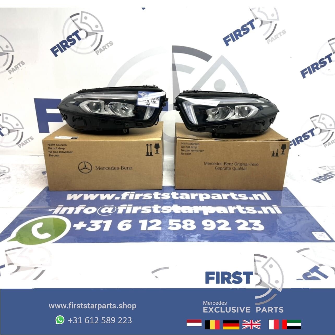 W177 A35 AMG Koplamp SET LINKS RECHTS LED High Performance O, Auto-onderdelen, Gebruikt, -, Ophalen of Verzenden, -
