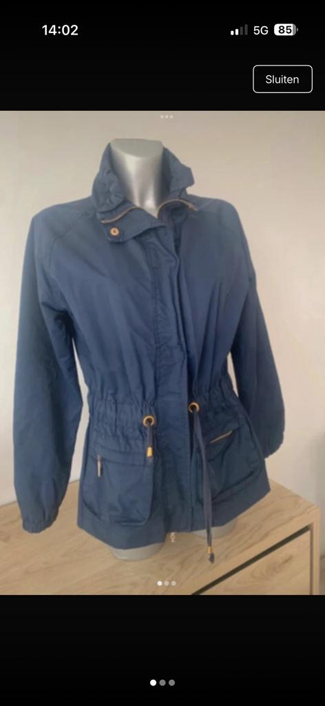 Regenjas blauw, Ophalen of Verzenden, Zo goed als nieuw, Blauw