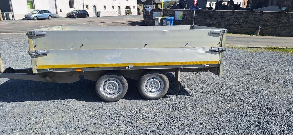 Remorque double essieux  renforcé, Autos : Divers, Remorques, Enlèvement ou Envoi