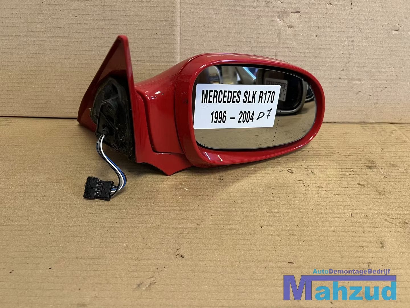Mercedes SLK R170 Rood rechts spiegel met knipperlicht 1996-, Mercedes-Benz AG, Mercedes-Benz, Utilisé, Mercedesstrasse 120
70372  Stuttgart, DE