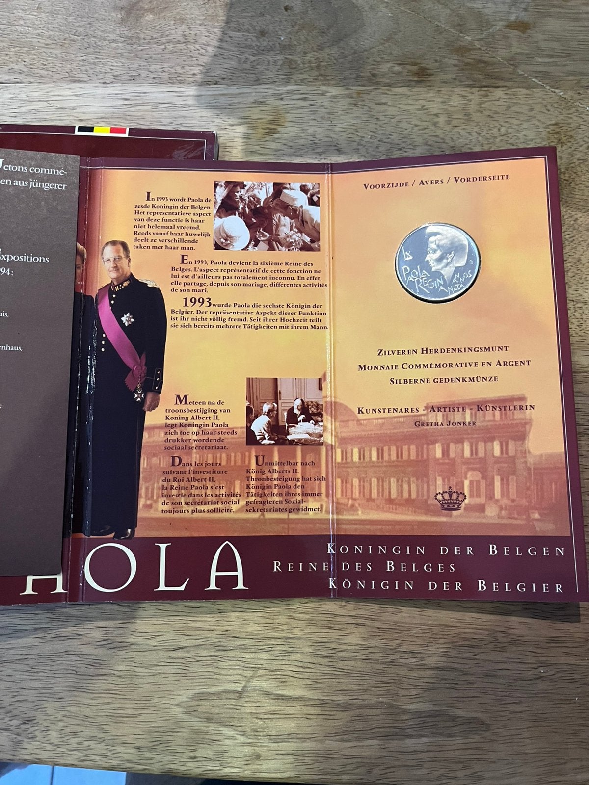 250 frank Paola zilver, Postzegels en Munten, Ophalen, Setje, Zilver, België