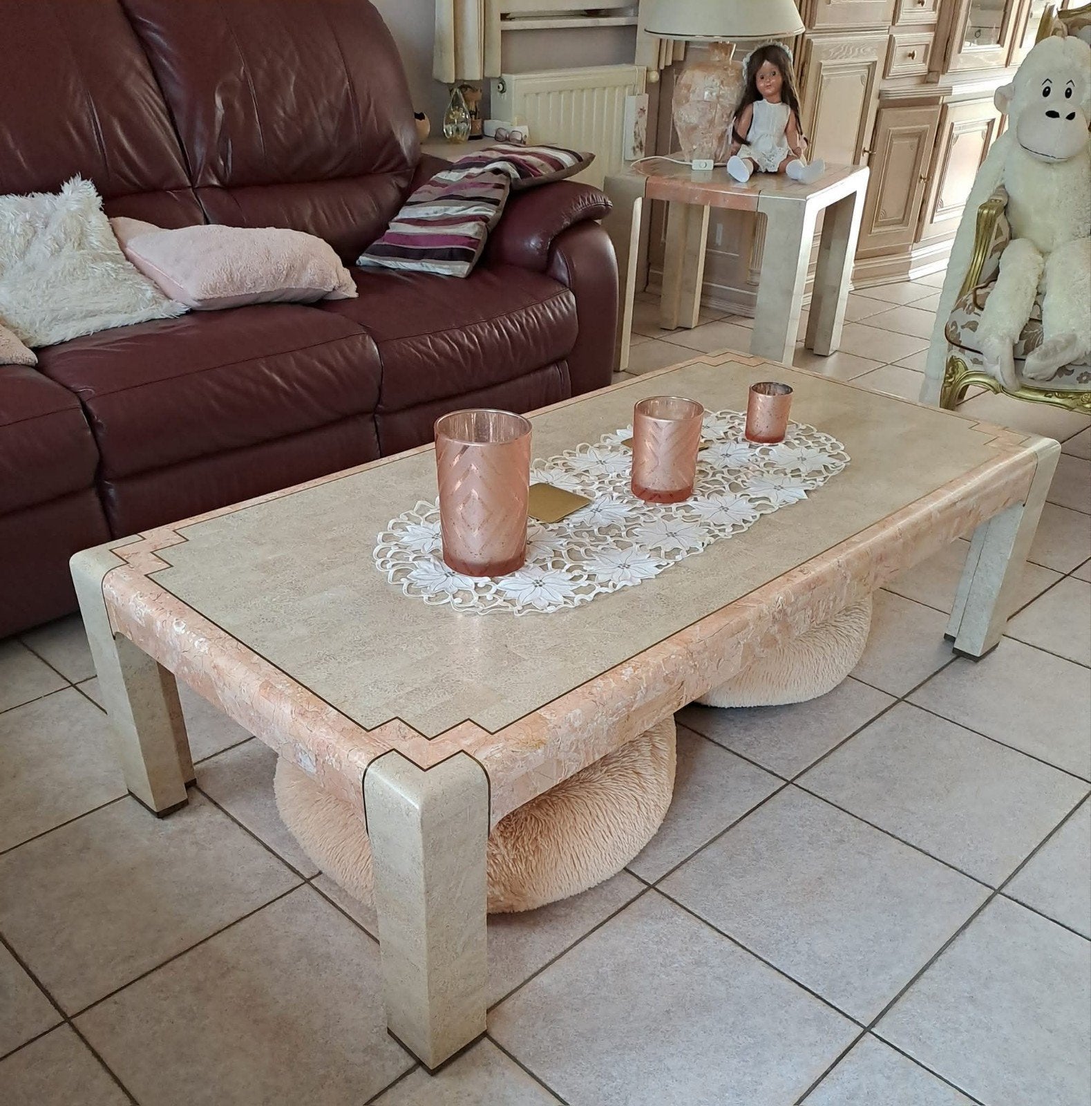 salontafel en bijzettafel, Ophalen, Zo goed als nieuw