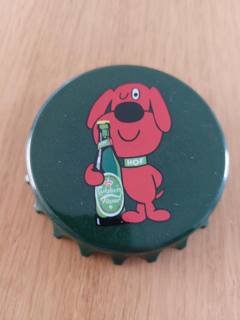 Magneet/ flessenopener Carlsberg, Verzamelen, Biermerken, Ophalen of Verzenden, Zo goed als nieuw, Overige typen, Overige merken