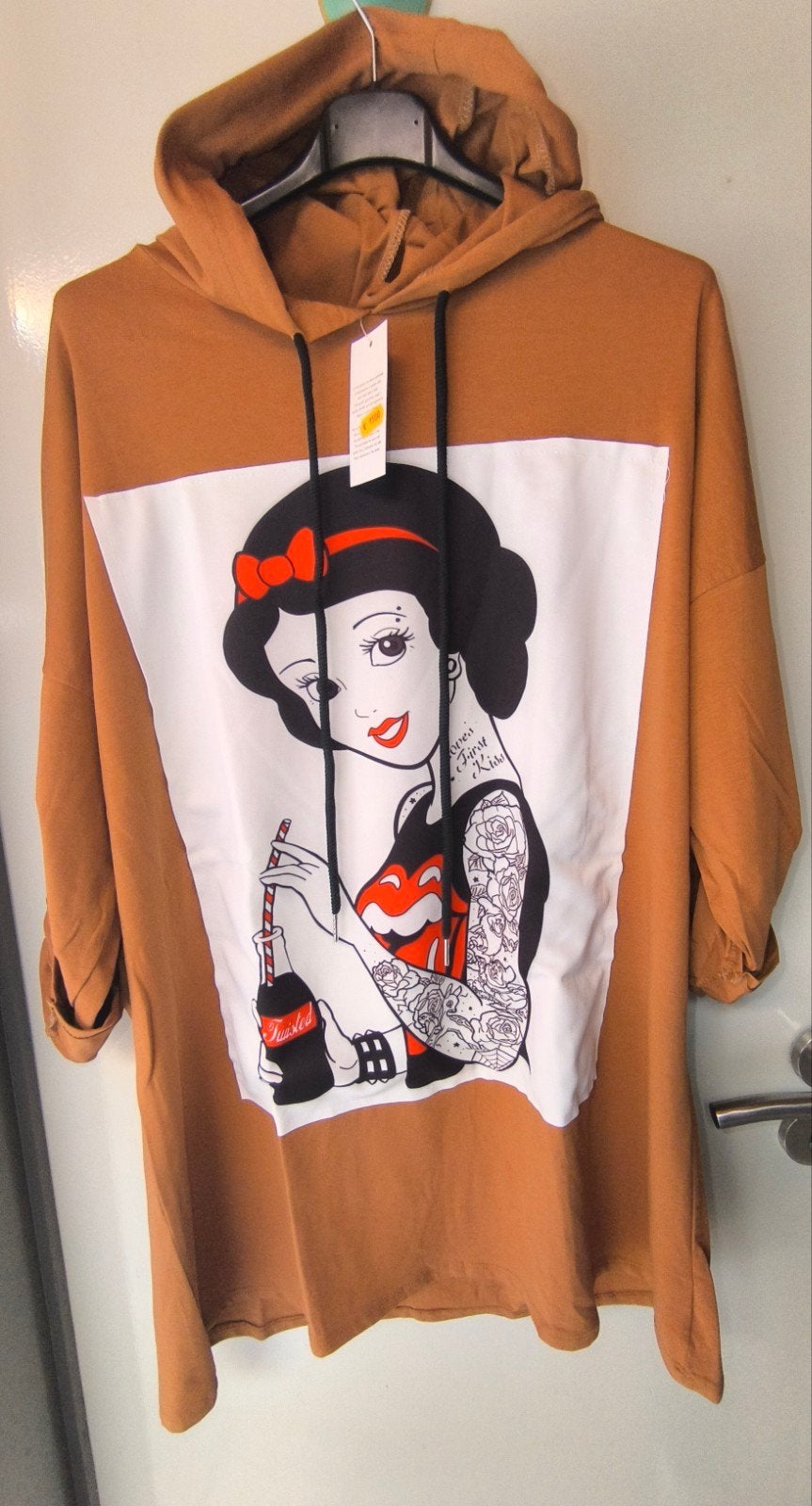 Sneeuwwitte tuniek., Kleding | Dames, Grote Maten, Made in Italy, Bruin, Blouse of Tuniek, Nieuw