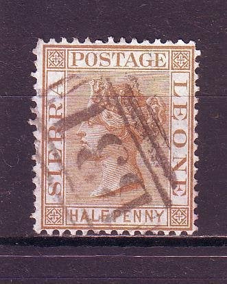 Postzegels Engelse kolonie Sierra Leone: ts. nr. 10 en 392, Ophalen of Verzenden, Gestempeld