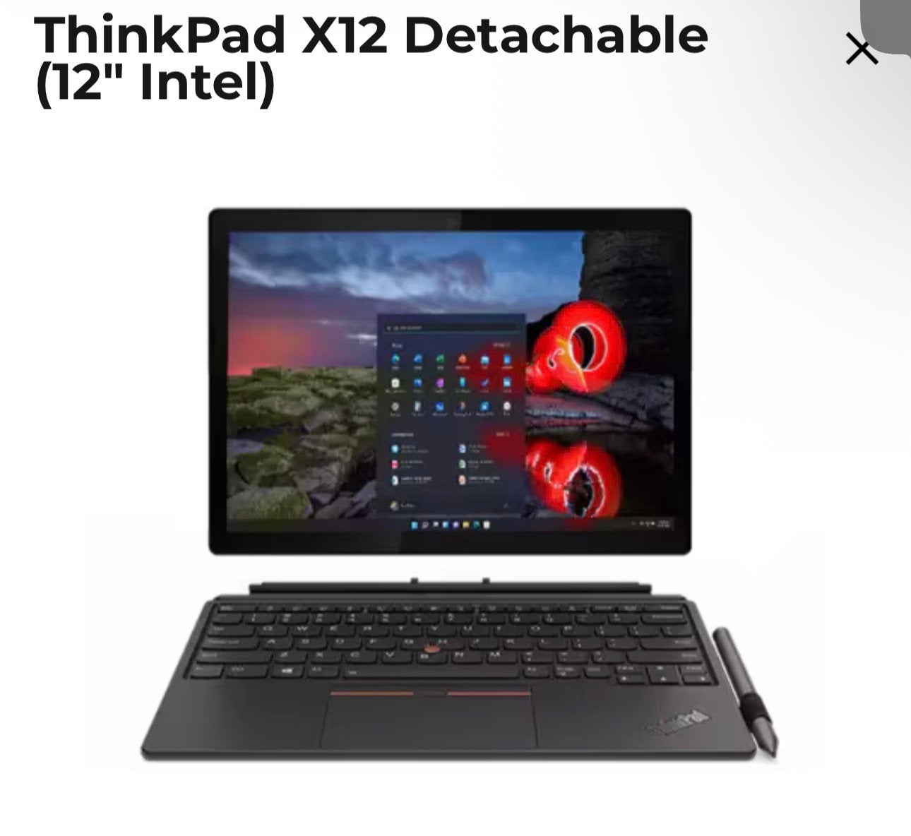 Lenovo Thinkpad X12 - Core i5 - 16GB - 256GB - 12inch -NIEUW, Enlèvement ou Envoi, Comme neuf
