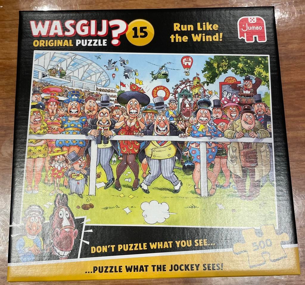 Wasgij Original Puzzle 15 - Run like the wind - 500 pieces, Enlèvement ou Envoi, Comme neuf