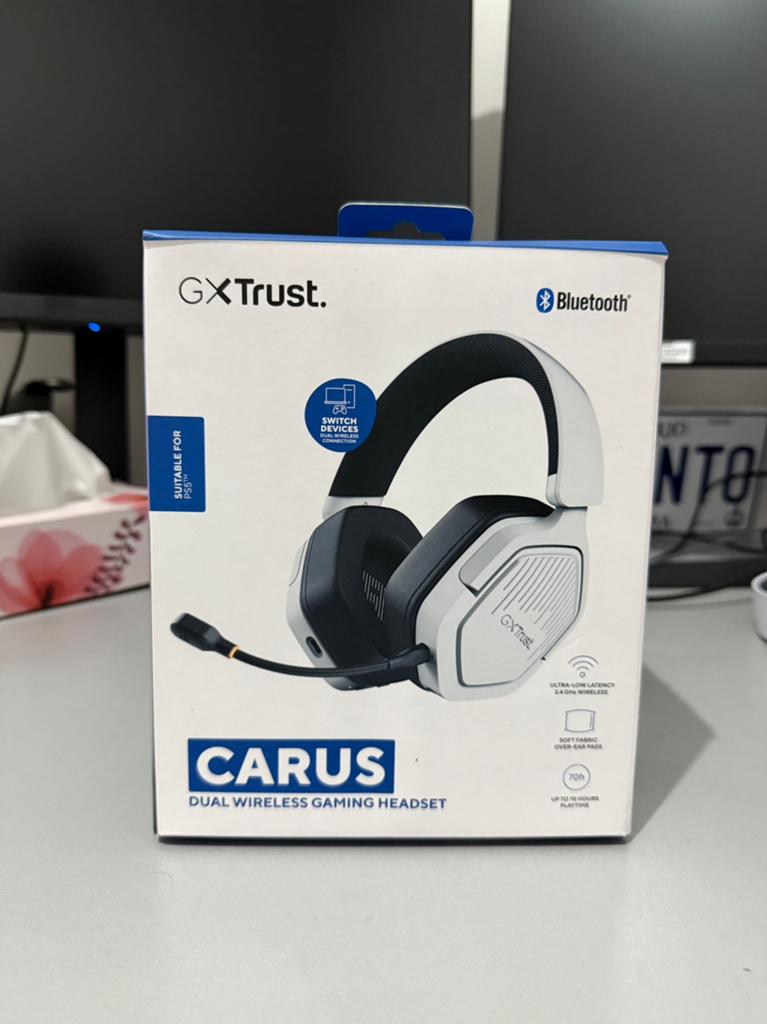 GX Trust Carus Dual Wireless Gaming Headset, Games en Spelcomputers, Ophalen, Zo goed als nieuw