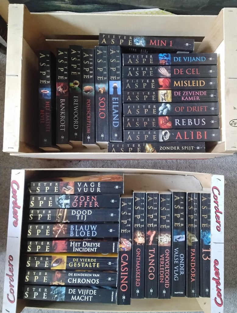 Reeks Aspe boeken, Ophalen of Verzenden, Zo goed als nieuw, Pieter Aspe, België