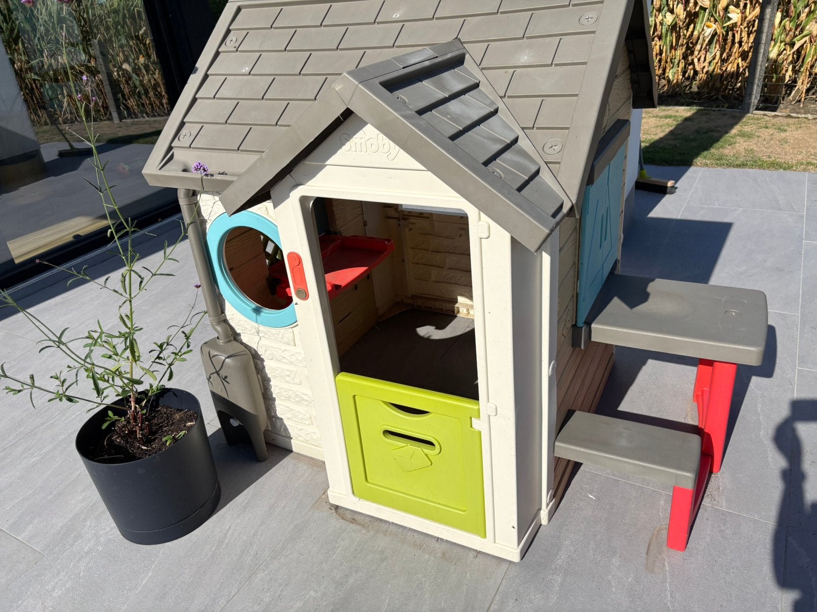 Smoby speelhuisje garden, Enlèvement, Utilisé, Synthétique