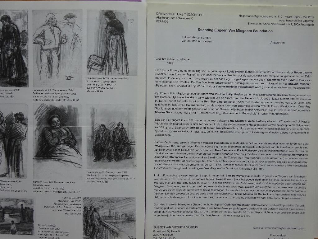 Eugeen Van Mieghem, 2022 Museum de Reede, Ophalen of Verzenden, Gelezen, Schilder- en Tekenkunst